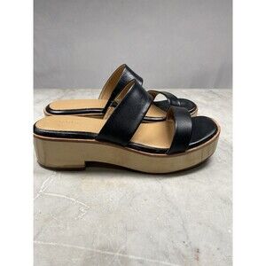 Anthropologie Nisolo Ellie All-Day Sandal Women’s 8 Leather Clog Wooden Heel